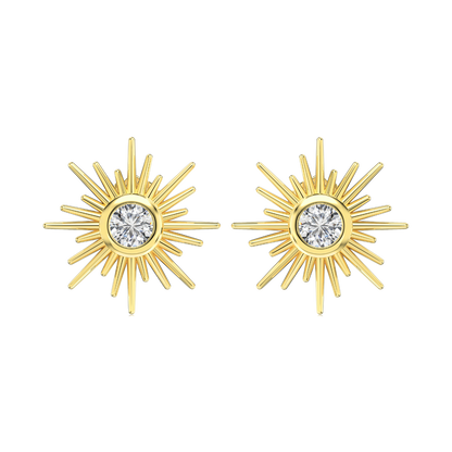 Srebrny Kolczyk | Cyrkonia 4mm, Srebro 0.01kg 5