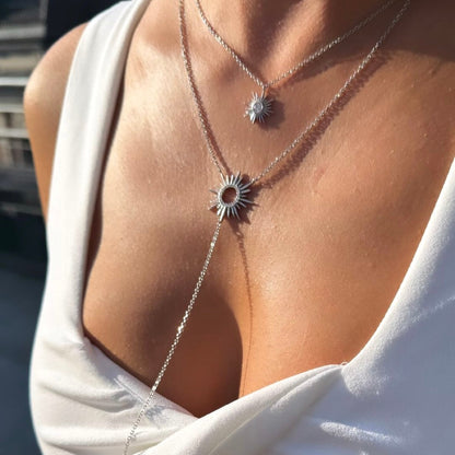 Srebrny Łańcuszek Damski | Regulowana Długość 70 cm, Srebro 925 2