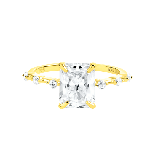 Srebrny Pierścionek 925 Z Cyrkonią 5A | Elegancki Design 0,01 kg 0