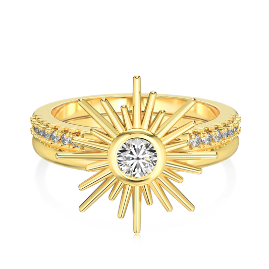 Srebrny Pierścionek 925 Z Cyrkoniami | Elegancki Design 0,015 kg 0