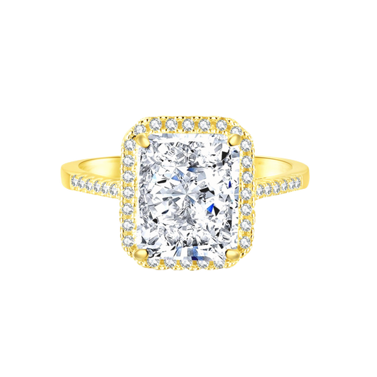 Srebrny Pierścionek Z Cyrkonią 8A | Srebro 925 | 0.01kg 0