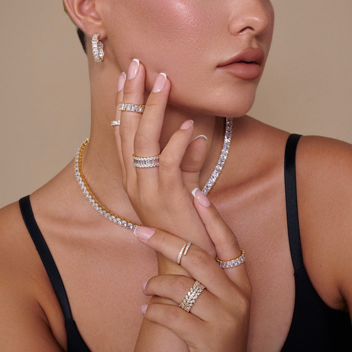 Trypolis | Elegancki pierścień 18-karatowy 2