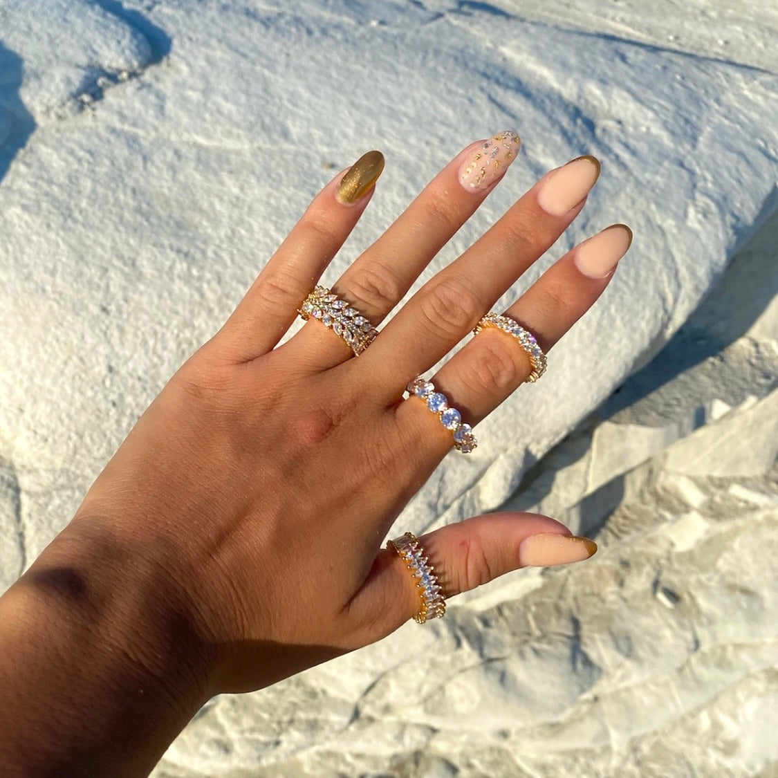 Trypolis | Elegancki pierścień 18-karatowy 4