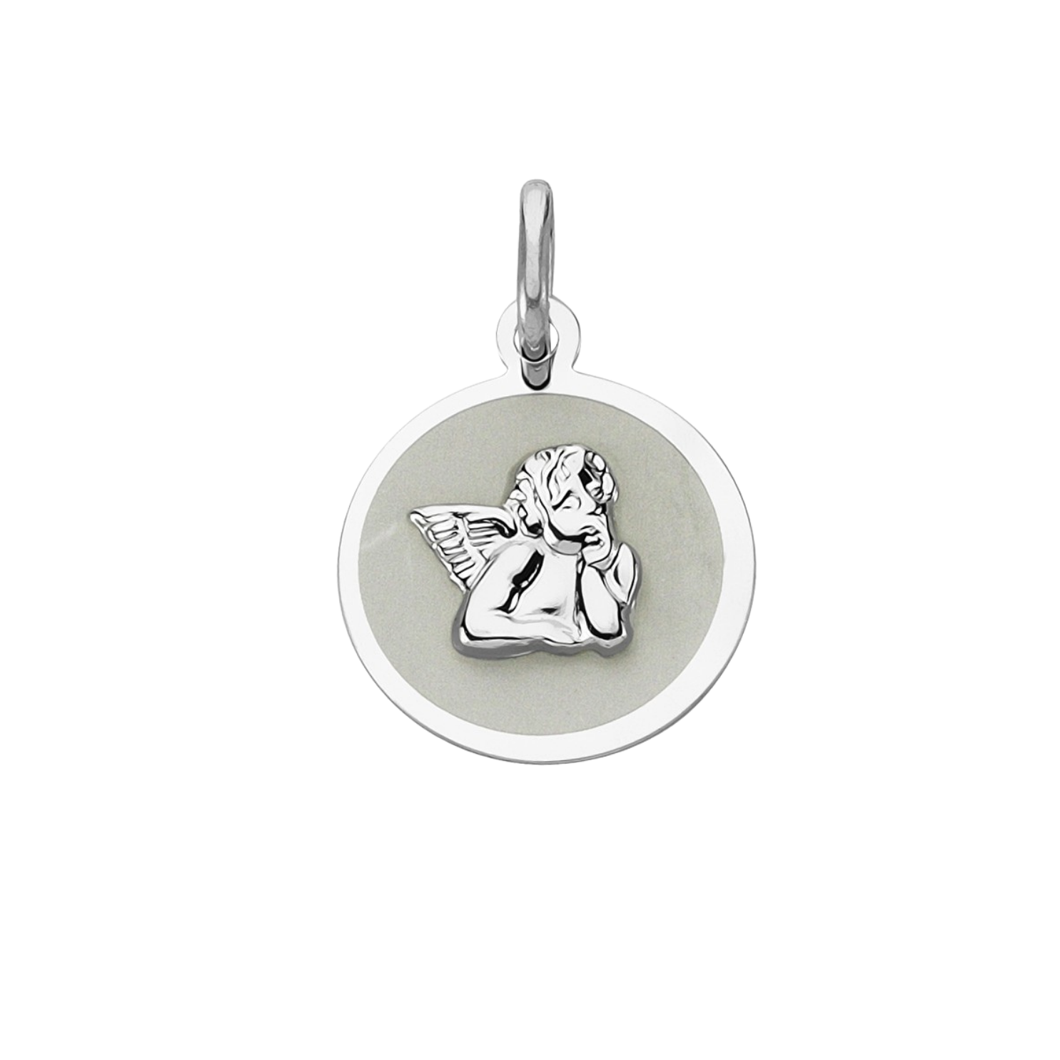 Zawieszka Srebrna Aniołek 0,8g | Symbol Ochrony i Nadziei do Bransoletki Pandora 1