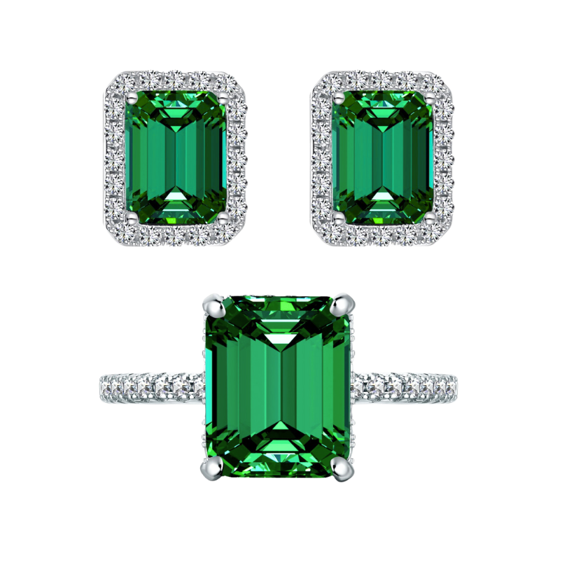 Złoty Pierścionek Emerald Bay | Ręcznie Wykonany 0,02kg 1