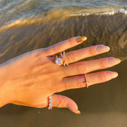 Zurych | pierścionek pozłacany 18-karatowym złotem 0.01kg 3