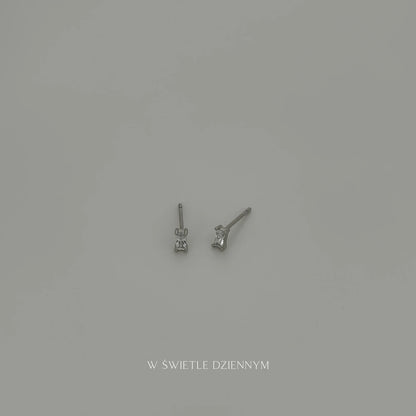 Carre Studs [Silver]