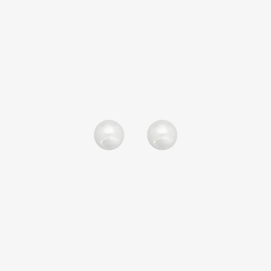 Pearl Studs [Silver]