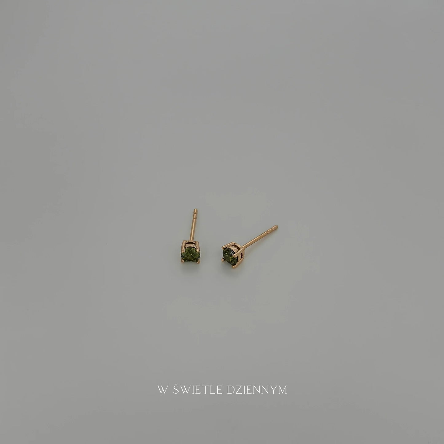 Golden Pistachio Studs