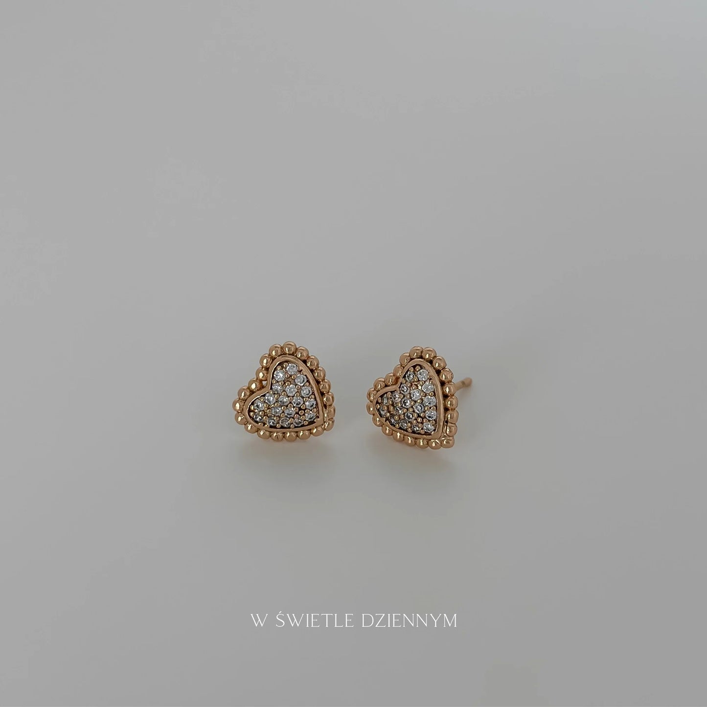 Rococo Heart Studs
