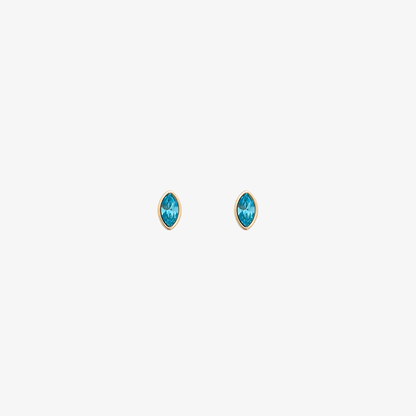 Turquoise Marquise Studs