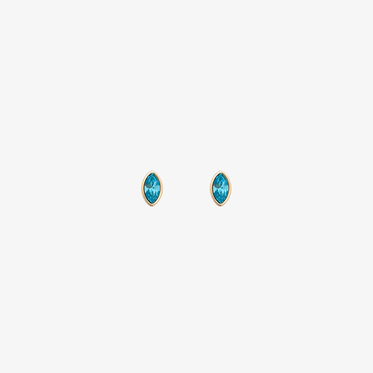 Turquoise Marquise Studs