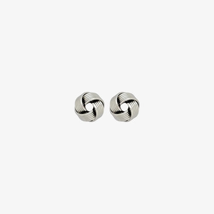 Knot Studs [Silver]