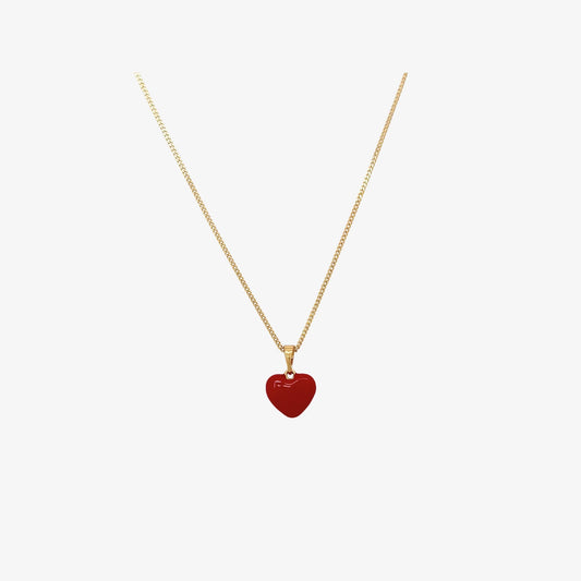 Scarlet Heart Necklace