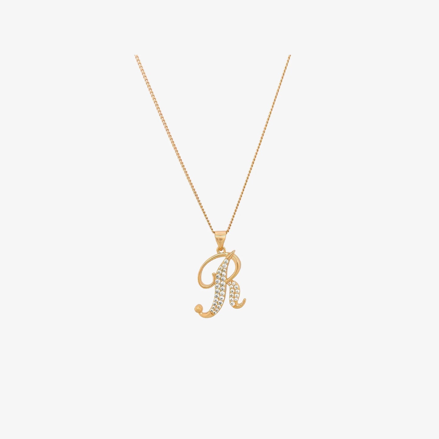 Script Letter Necklace