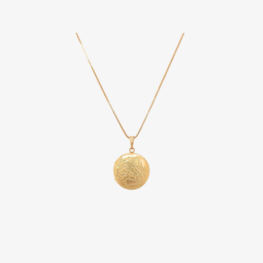 Flowers Locket Necklace