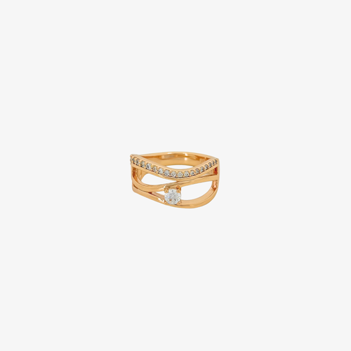 Triple Wavy Ring