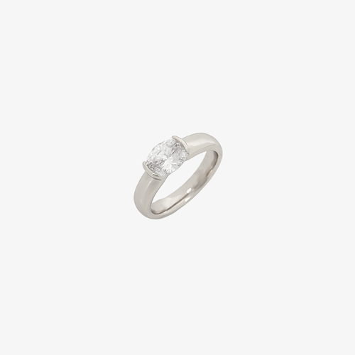 Mia Diamond Ring [Silver]