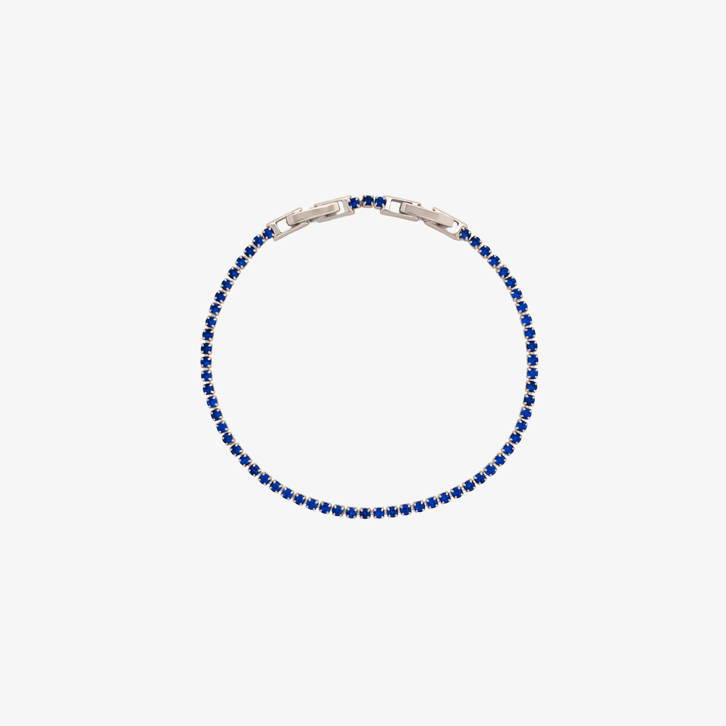 Tennis Sapphire Bracelet [Silver]