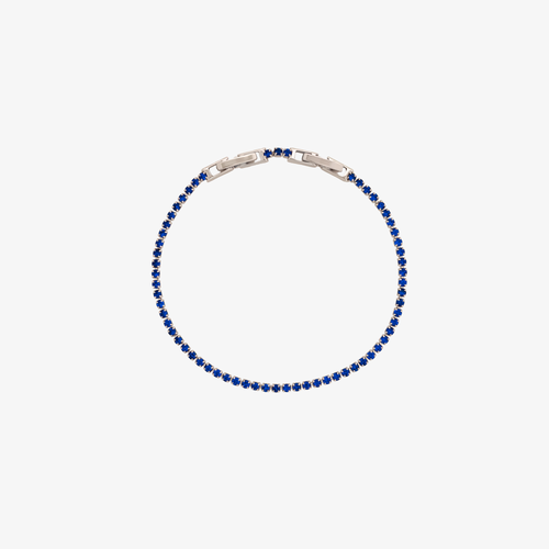 Tennis Sapphire Bracelet [Silver]