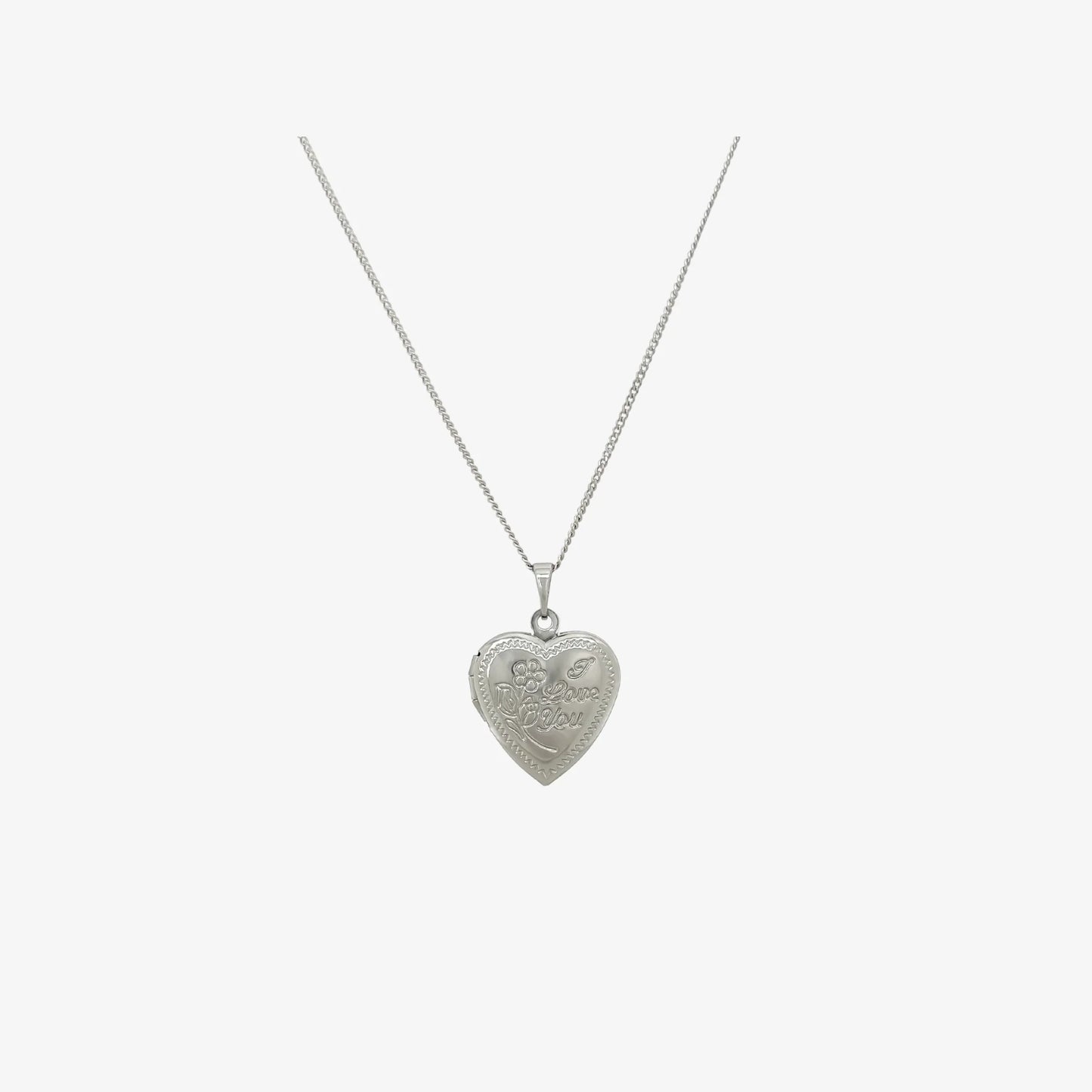 Loving Locket Necklace [Silver]