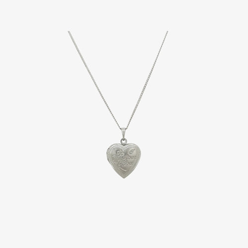 Loving Locket Necklace [Silver]