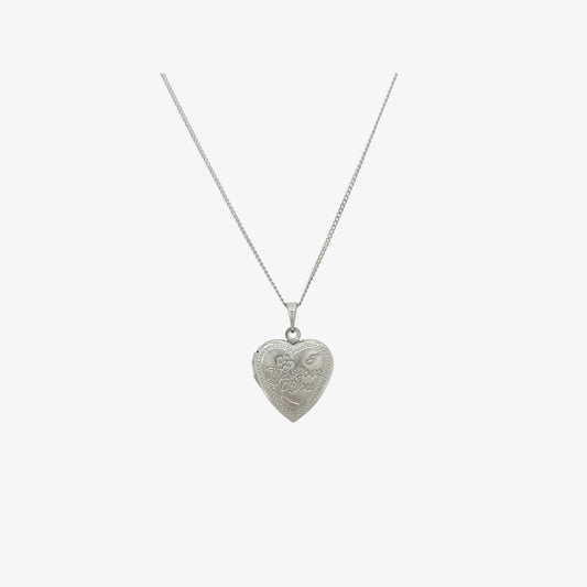 Loving Locket Necklace [Silver]