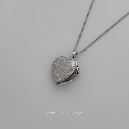 Loving Locket Necklace [Silver]